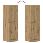 HKH Armario de Cocina de Madera en Roble Artesiano - 38x41,5x131,5 Cm