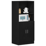 HKH Armario de Cocina - 57x41,5x131,5 Cm - Negro