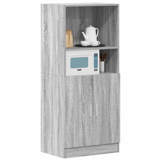 HKH Armário Cozinha Sonoma - 57x41,5x131,5 Cm - Cinza