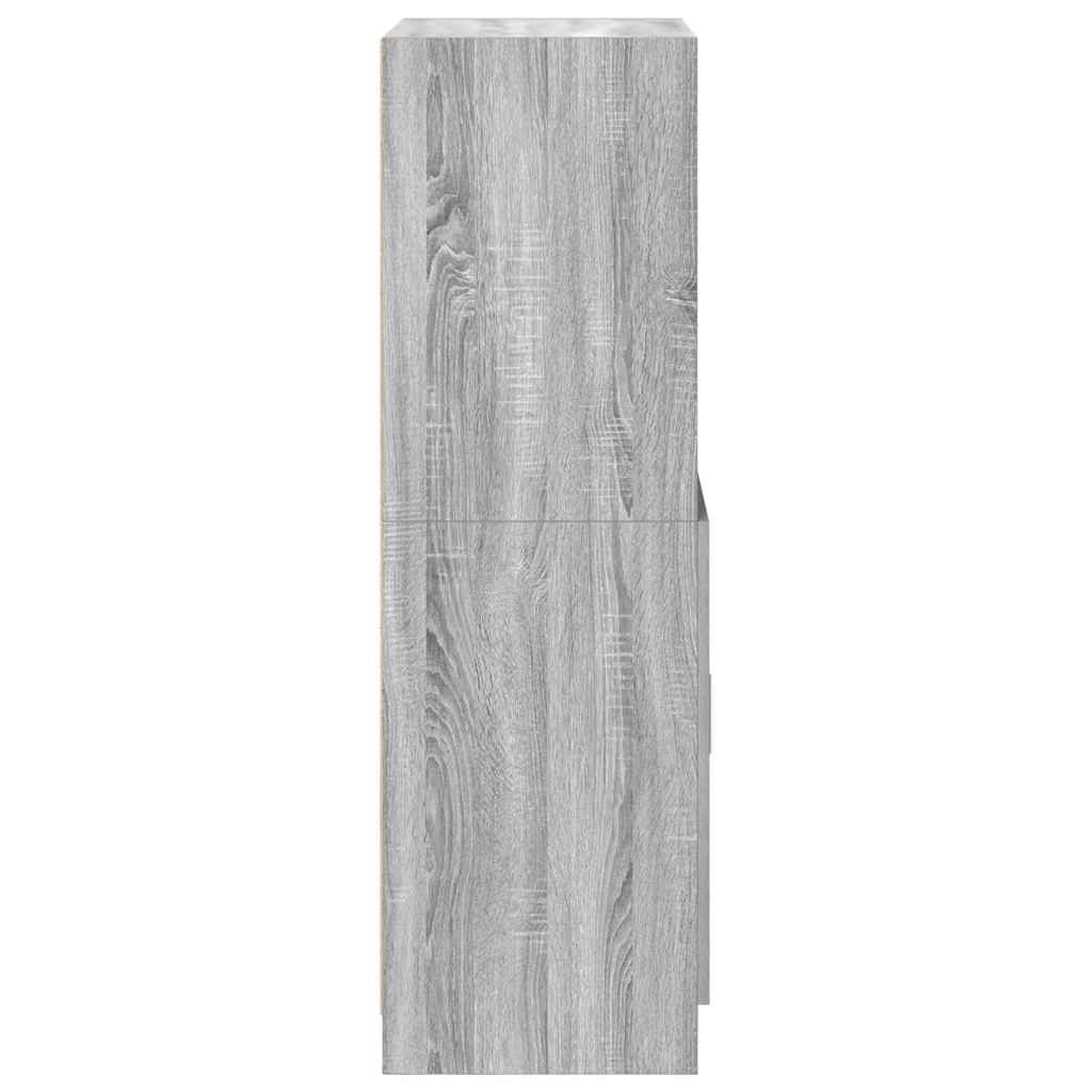 Mueble de cocina Sonoma HKH - 57x41,5x131,5 cm - Gris
