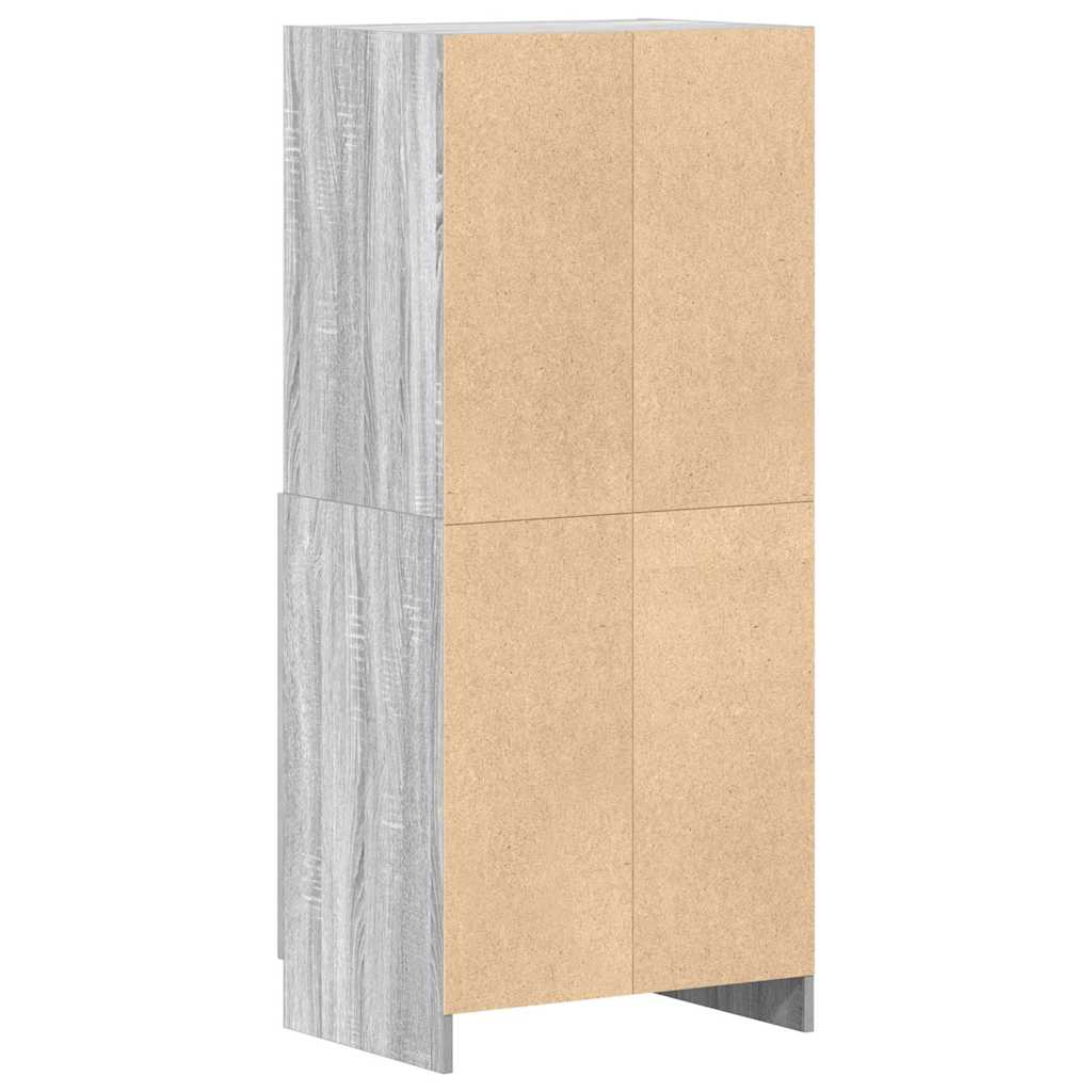 Mueble de cocina Sonoma HKH - 57x41,5x131,5 cm - Gris