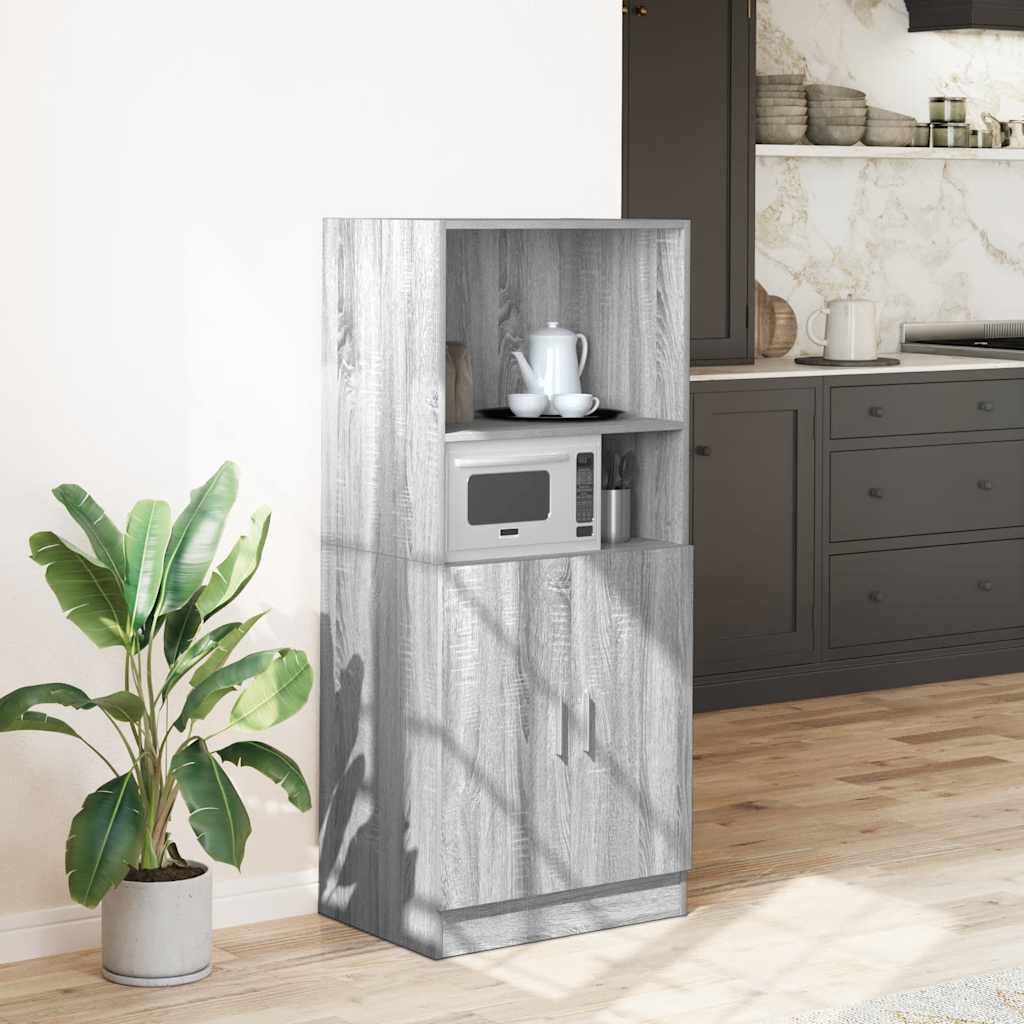 Mueble de cocina Sonoma HKH - 57x41,5x131,5 cm - Gris