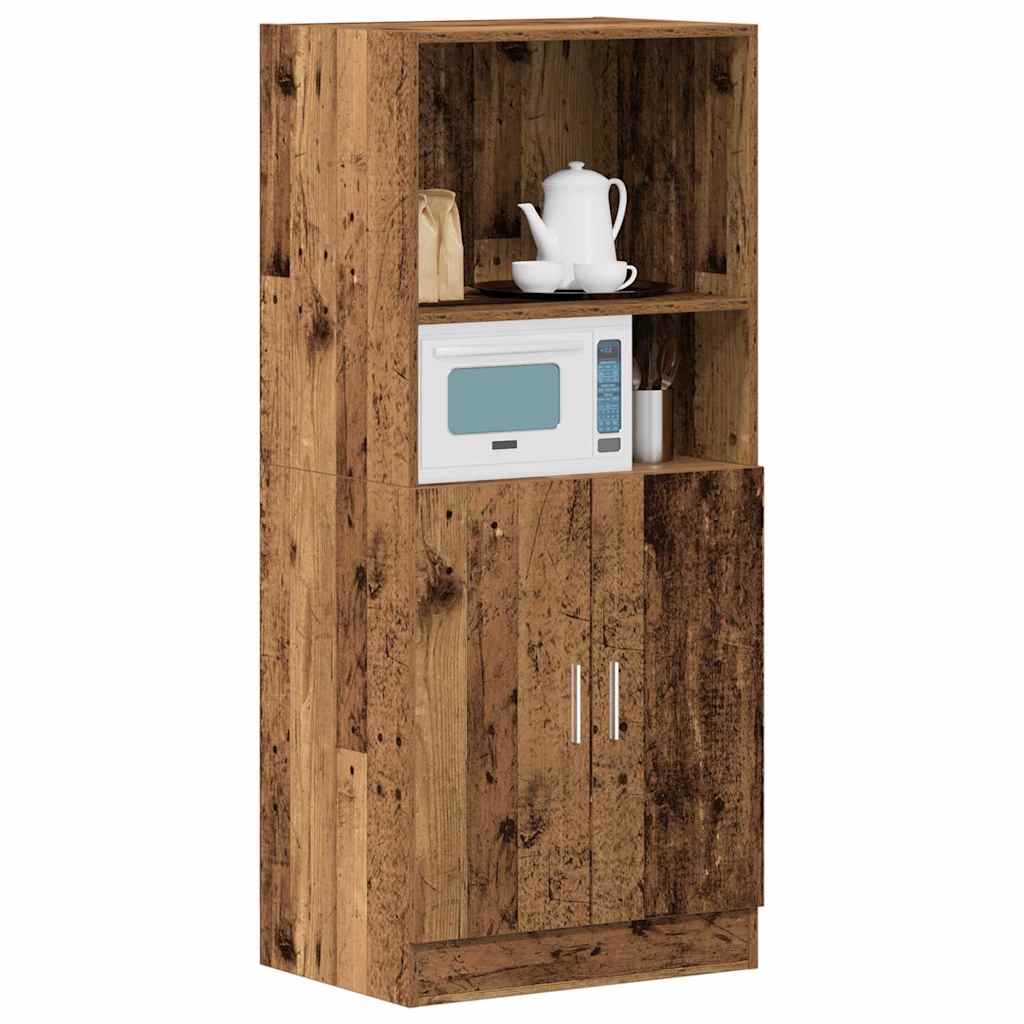 HKH Armario de cocina de madera vieja - 57x41,5x131,5 cm