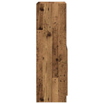 HKH Armário Cozinha em Madeira Velha - 57x41,5x131,5 Cm