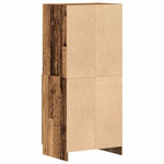 HKH Armário Cozinha em Madeira Velha - 57x41,5x131,5 Cm
