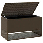 HKH Caixa Para Almofadões De Exterior 100x55x55,5 Cm Vime Pe - Marrom