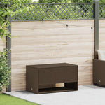 HKH Caixa Para Almofadões De Exterior 100x55x55,5 Cm Vime Pe - Marrom