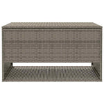 HKH Caixa Para Almofadões De Exterior 100x55x55,5 Cm Vime Pe - Cinzento