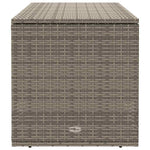 HKH Caixa Para Almofadões De Exterior 100x55x55,5 Cm Vime Pe - Cinzento