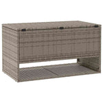 HKH Caixa Para Almofadões De Exterior 100x55x55,5 Cm Vime Pe - Cinzento
