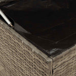 HKH Caixa Para Almofadões De Exterior 100x55x55,5 Cm Vime Pe - Cinzento