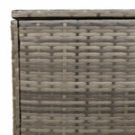 HKH Caixa Para Almofadões De Exterior 100x55x55,5 Cm Vime Pe - Cinzento