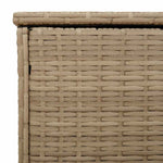 HKH Caixa Para Almofadões De Exterior 100x55x55,5 Cm Vime Pe - Bege