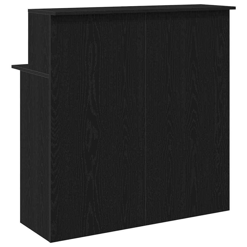 HKH Balcão de Recepção ,5 Cm Derivados de Madeira - Preto