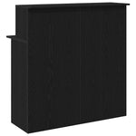 HKH Balcão de Recepção ,5 Cm Derivados de Madeira - Preto