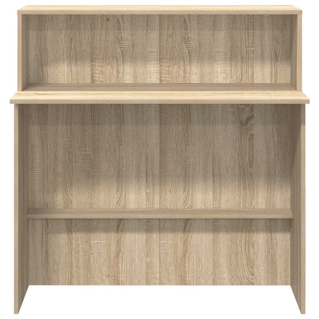 Mostrador de Recepción HKH de 5 cm de Deriv. Madera en Madera Roble Sonoma