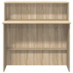 Mostrador de Recepción HKH de 5 cm de Deriv. Madera en Madera Roble Sonoma