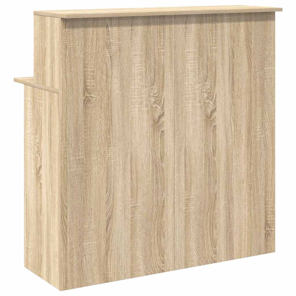 Mostrador de Recepción HKH de 5 cm de Deriv. Madera en Madera Roble Sonoma