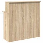 Mostrador de Recepción HKH de 5 cm de Deriv. Madera en Madera Roble Sonoma
