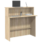 Mostrador de Recepción HKH de 5 cm de Deriv. Madera en Madera Roble Sonoma
