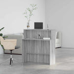 Recepción HKH, 5 cm derivado de madera Sonoma - Gris