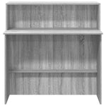 Recepción HKH, 5 cm derivado de madera Sonoma - Gris