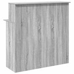 Recepción HKH, 5 cm derivado de madera Sonoma - Gris