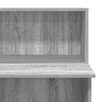 Recepción HKH, 5 cm derivado de madera Sonoma - Gris