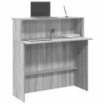 Recepción HKH, 5 cm derivado de madera Sonoma - Gris