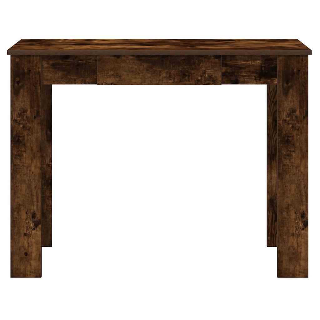 Mesa de escritório HKH en derivados de madera color Roble ahumado