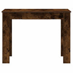 Mesa de escritório HKH en derivados de madera color Roble ahumado