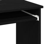 Escritorio con estantes HKH Contrachapado - Negro