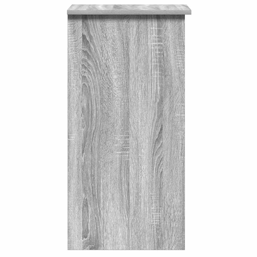 Escritorio HKH con estantes, derivados de madera Sonoma - Gris
