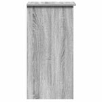 Escritorio HKH con estantes, derivados de madera Sonoma - Gris