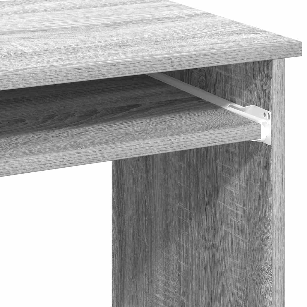 Escritorio HKH con estantes, derivados de madera Sonoma - Gris
