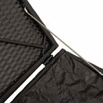HKH Bancos de Jardim com Almofadas 2 Unid 40x40x43 Cm Vime Pe - Preto