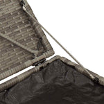 HKH Bancos Jardim com Almofadas 2 Unid 40x40x43 Cm Vime Pe - Cinzento