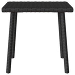 HKH 13 Pcs Conjunto de Sofás de Jardim com Almofadões Vime Pe - Preto