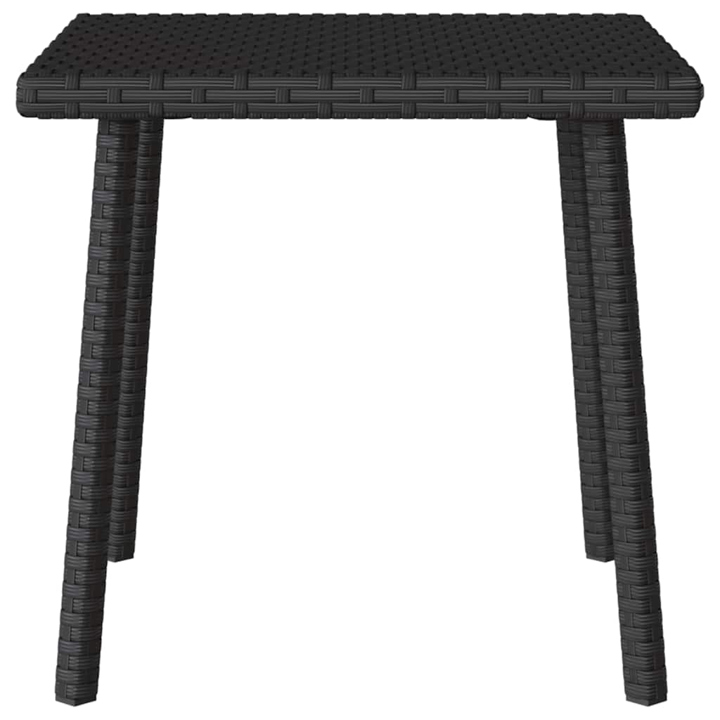 HKH 13 Pcs Conjunto de Sofás de Jardim com Almofadões Vime Pe - Preto