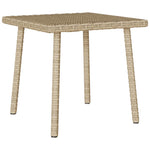 HKH 10 Pcs Conjunto Sofás de Jardim C/ Almofadões Vime Pe Cinzento - Cinzeto