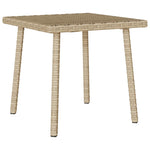 HKH 10 Pcs Conjunto Sofás de Jardim C/ Almofadões Vime Pe Cinzento - Cinzeto