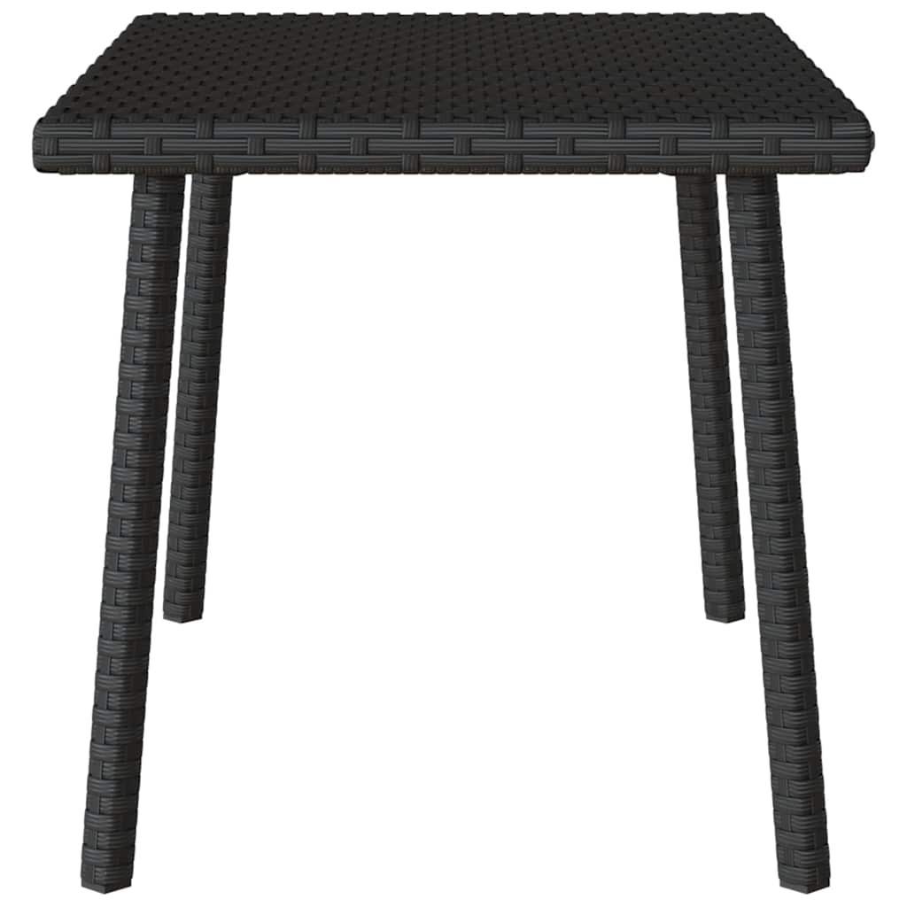 HKH Mesa de Centro de Jardim Retangular Vime Pe - Preto