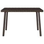 HKH Mesa de Centro de Jardim Retangular Vime Pe Castanho - Marrom
