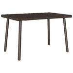 HKH Mesa de Centro de Jardim Retangular Vime Pe Castanho - Marrom