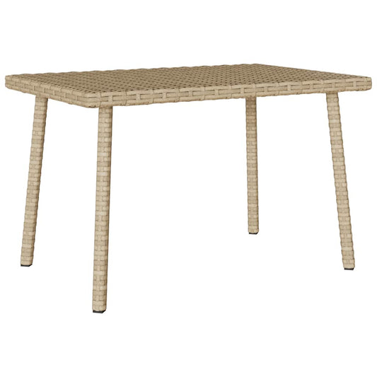 Mesa de Centro de Jardín Rectangular de Ratán HKH - Beige