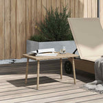 Mesa de Centro de Jardín Rectangular de Ratán HKH - Beige