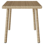 Mesa de Centro de Jardín Rectangular de Ratán HKH - Beige