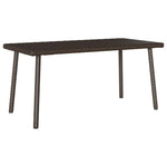 HKH Mesa de Centro de Jardim Retangular Vime Pe Castanho - Marrom
