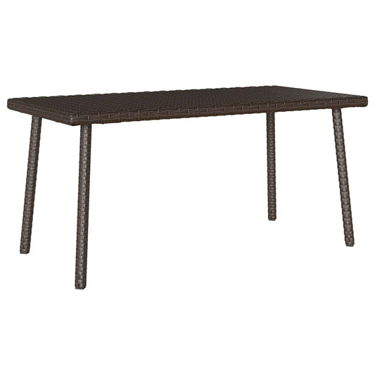 HKH Mesa de Centro de Jardim Retangular Vime Pe Castanho - Marrom