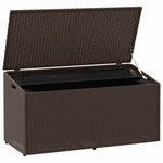 HKH 8 Pcs Conjunto de Sofás P/ Jardim com Almofadões Vime Pe - Bege
